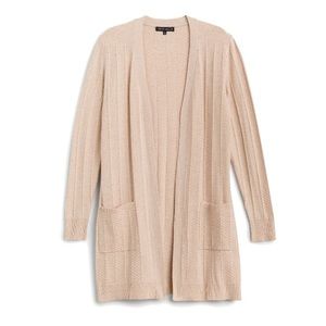Love Ellie herringbone cardigan beige - large